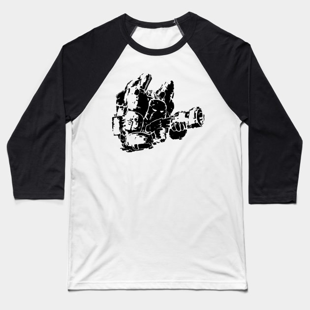 Space Marine Baseball T-Shirt by Abstract